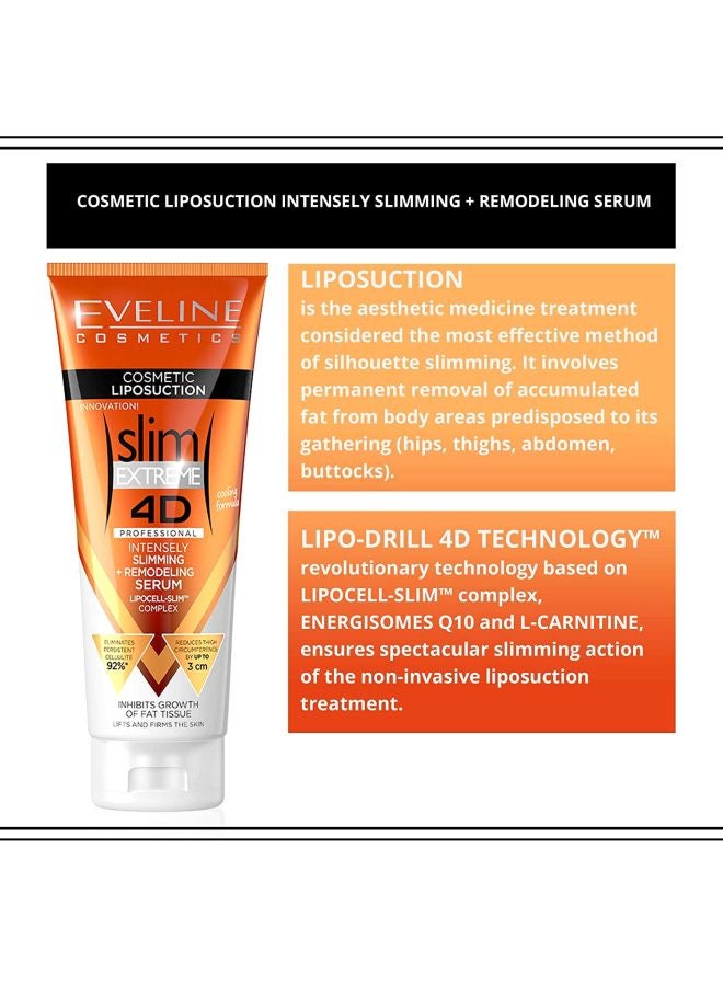 Eveline Slim Extreme 4D Intensely Slimming Plus Remodeling Serum 250ml  - Image 4