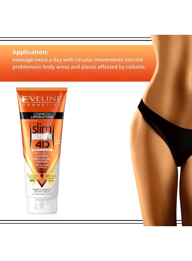 Eveline - Slim Extreme 4D Intensely Slimming Plus Remodeling Serum 250ml - Image 1