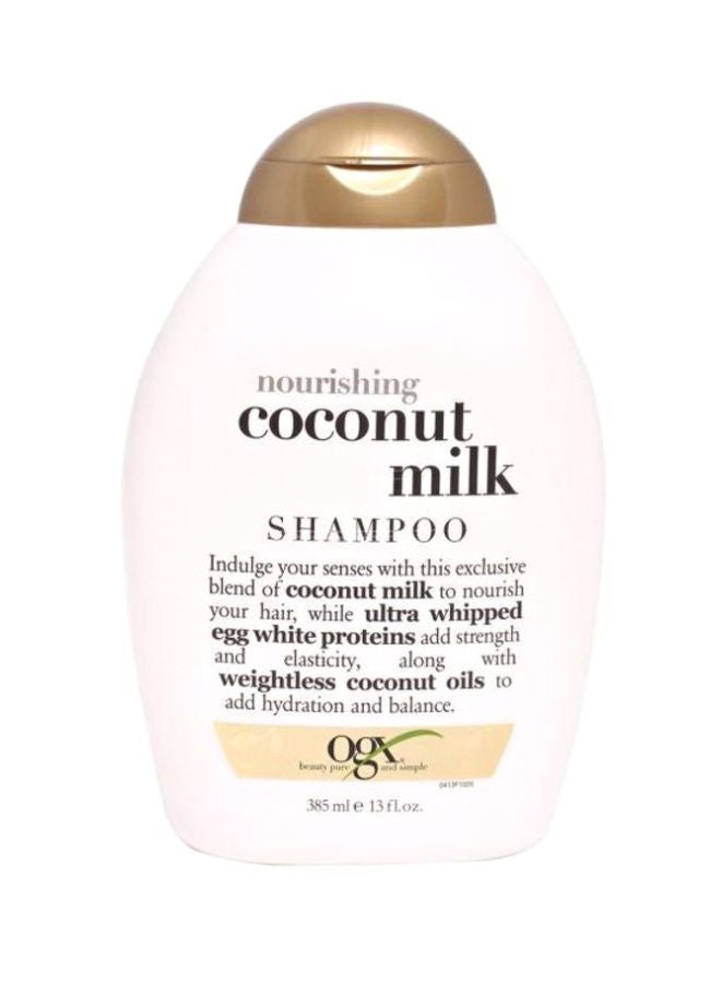 Ogx Nourishing Coconut Milk Shampoo 385ml - Image 1