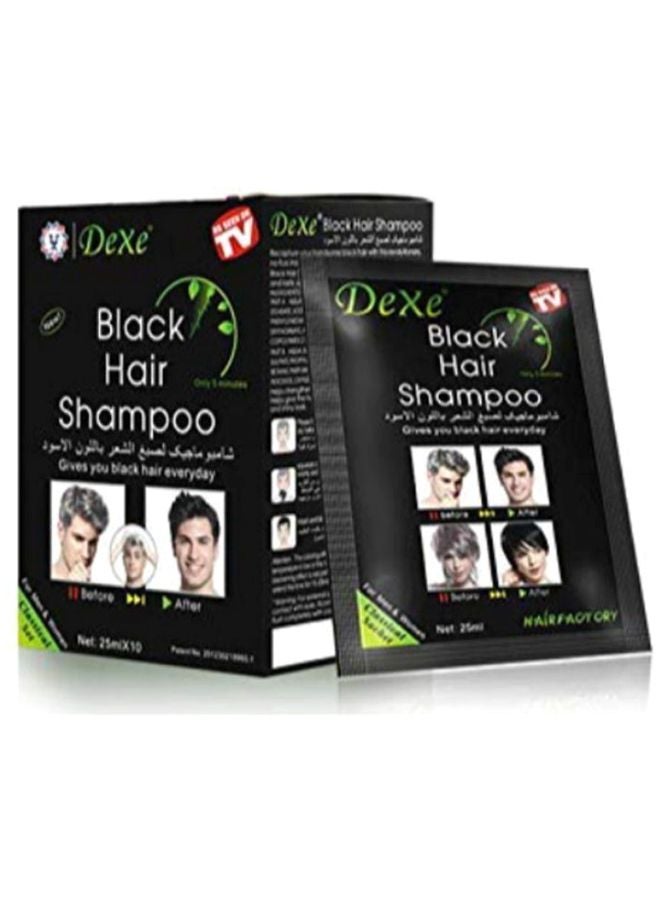 Dexe - Pack Of 2 Black Hair Shampoo 50ml - Image 1