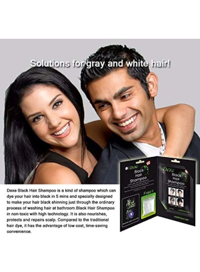 Dexe - Pack Of 2 Black Hair Shampoo 50ml - Image 1