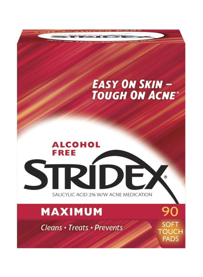 Stridex Pack Of 3 Single-Step Maximum Acne Pads  - Image 2