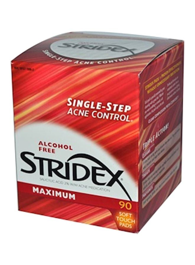 Stridex Pack Of 3 Single-Step Maximum Acne Pads  - Image 3