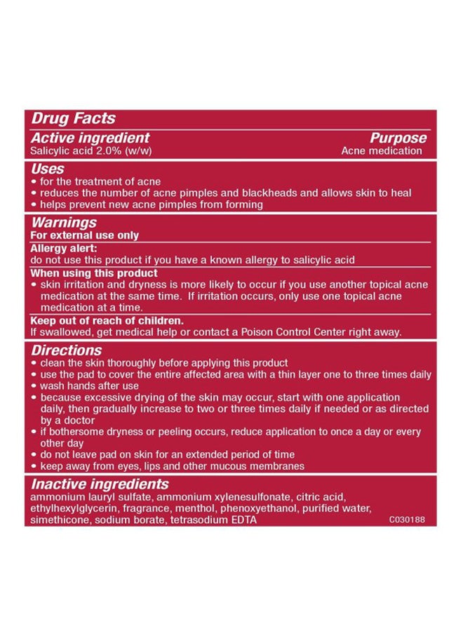 Stridex Pack Of 3 Single-Step Maximum Acne Pads  - Image 5