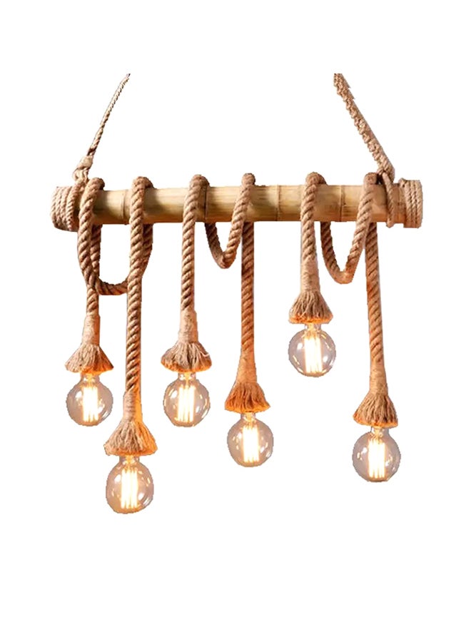 مصباح LED للتعليق على الحائط بني / شفاف - Image 1