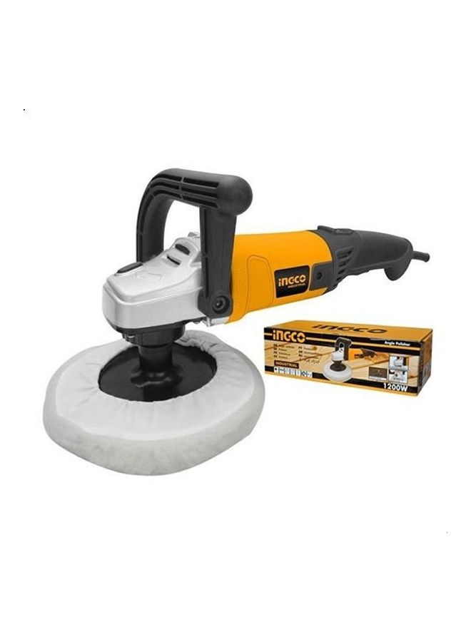 INGCO Electric Grip Angle Polisher 1200 Watt Yellow 