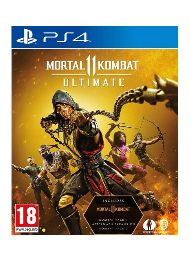 WB Games Mortal Kombat 11 - (Intl Version) - Fighting - PlayStation 4 (PS4) 