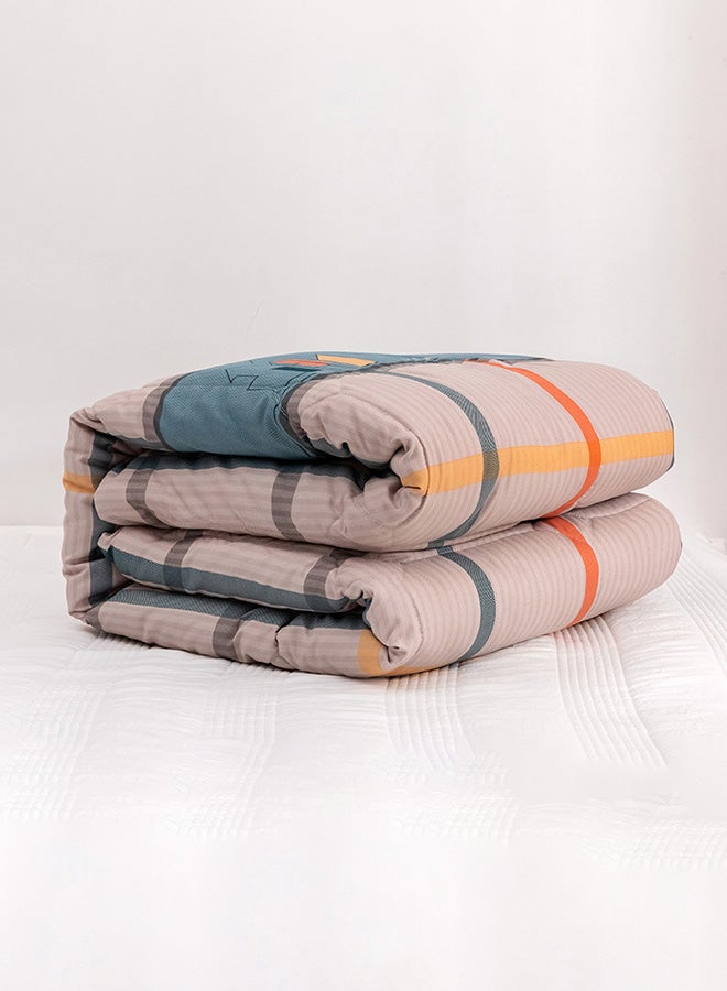 RISHAHOME Smalt Blue Queen Size Comforter Microfiber Multicolour  - Image 3