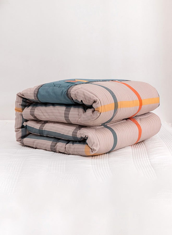 RISHAHOME Smalt Blue King Size Comforter Microfiber Multicolour  - Image 3