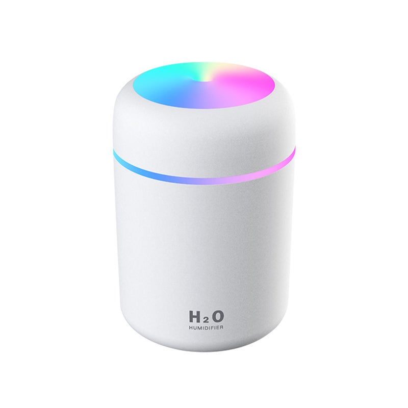 300ml LED Mist Humidifier White - Image 1