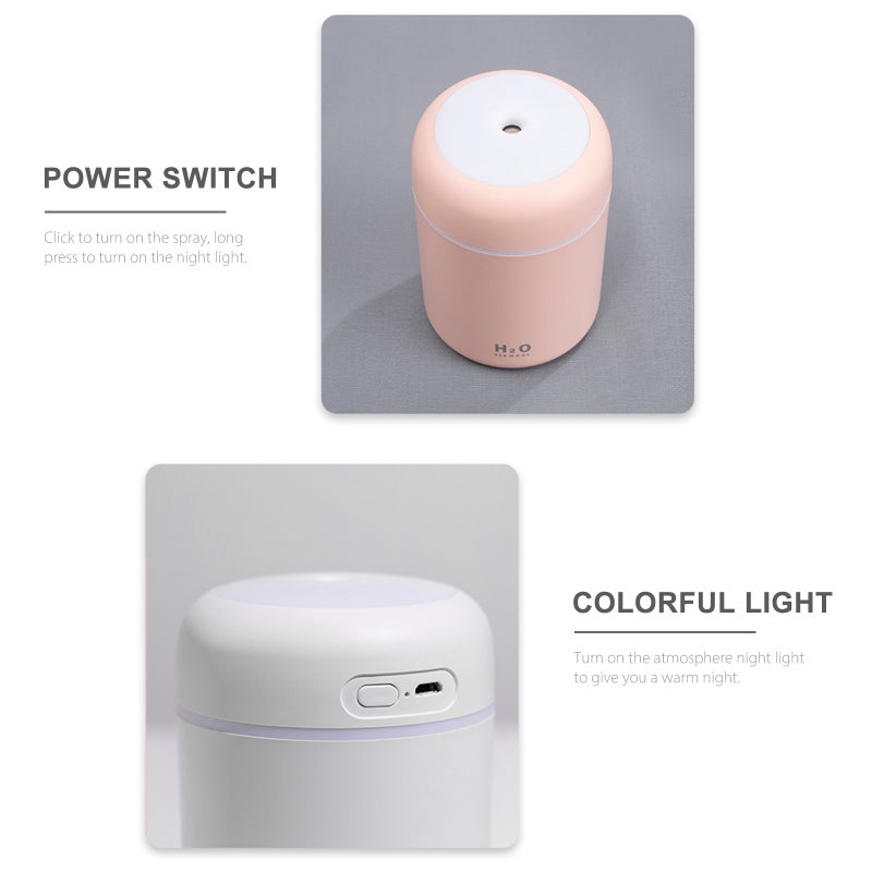 300ml LED Mist Humidifier Black