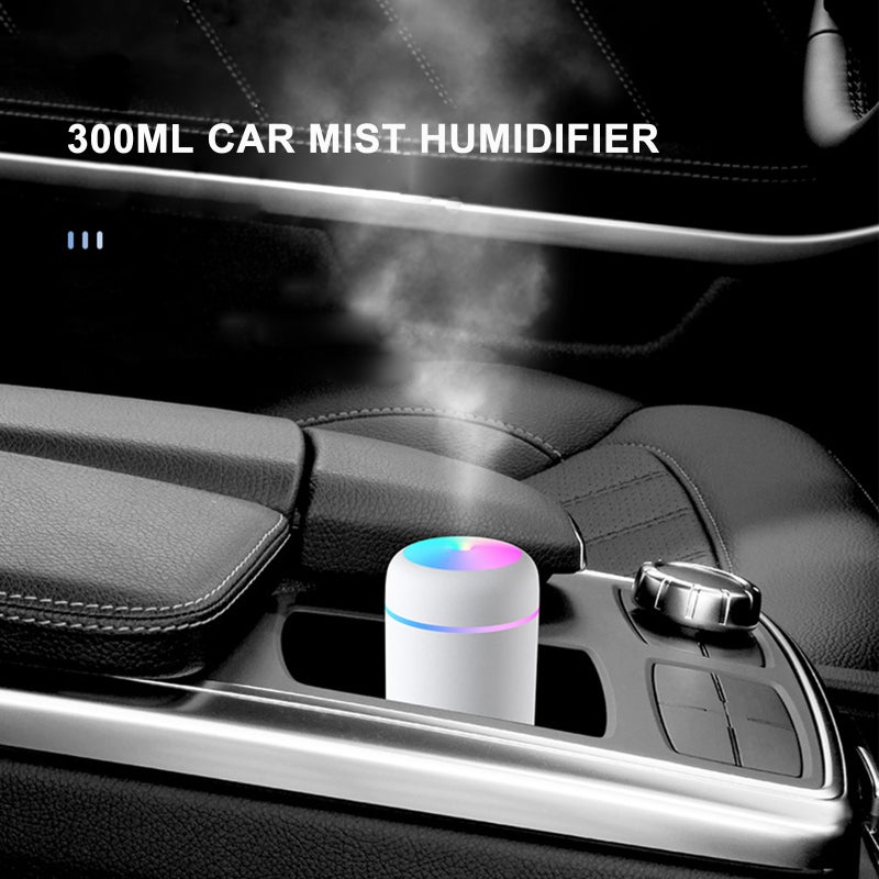 300ml LED Mist Humidifier Black