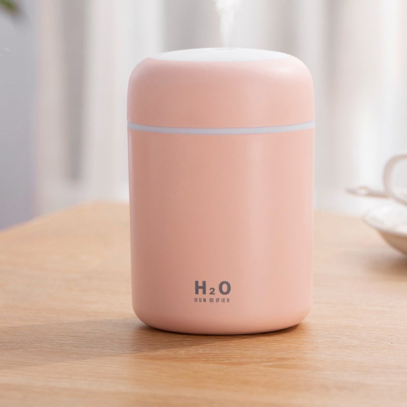 300ml LED Mist Humidifier Pink - Image 4