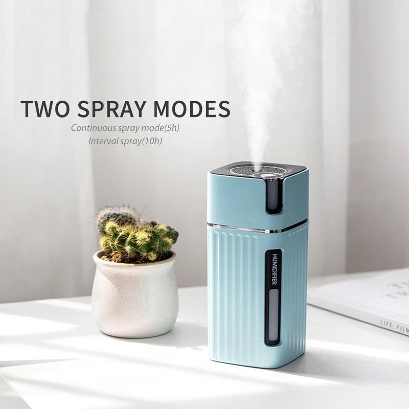 Generic - 300ml LED Night Light Mist Humidifier Blue - Image 1