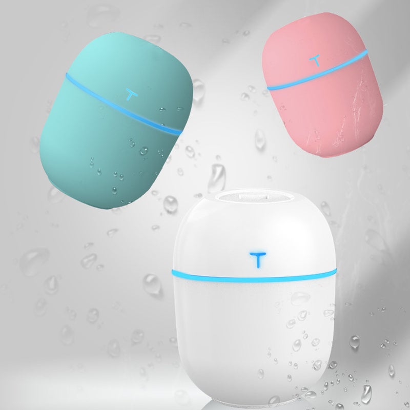 220ml Colourful LED Light Mist Essential Oil Diffuser Green - Image 5