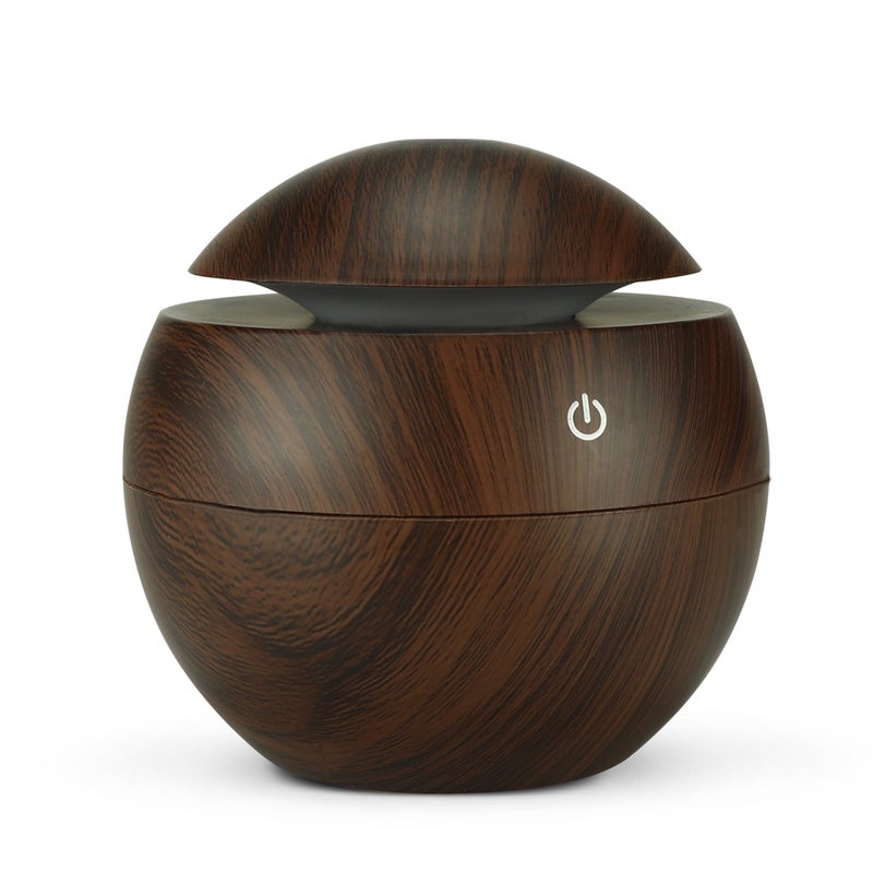 موزع زيوت عطرية للعلاج العطري مزود بمنفذ USB سعة 130 مل بني داكن - v1605182203/N41830933A_1