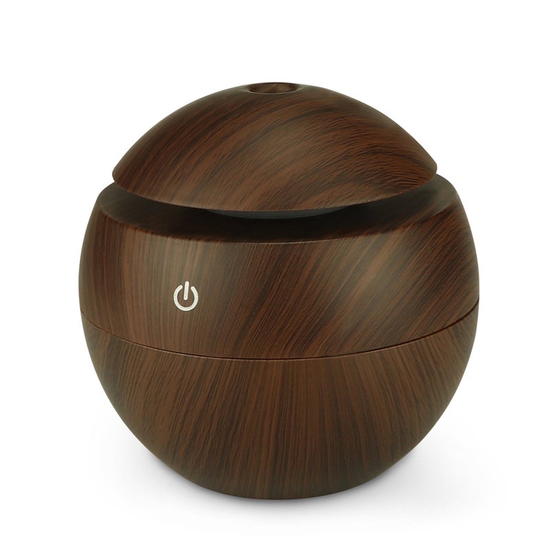 موزع زيوت عطرية للعلاج العطري مزود بمنفذ USB سعة 130 مل بني داكن - v1605182206/N41830933A_5