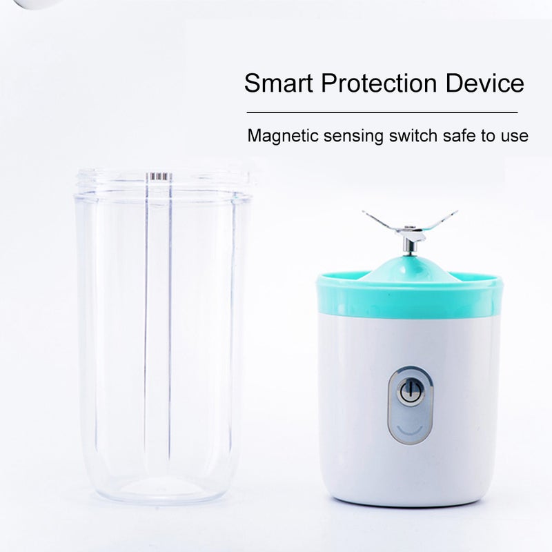 عصارة صغيرة قابلة للشحن مزودة بعدد 4 شفرات ومنفذ USB . 0 W HL8-LU أخضر - Image 3