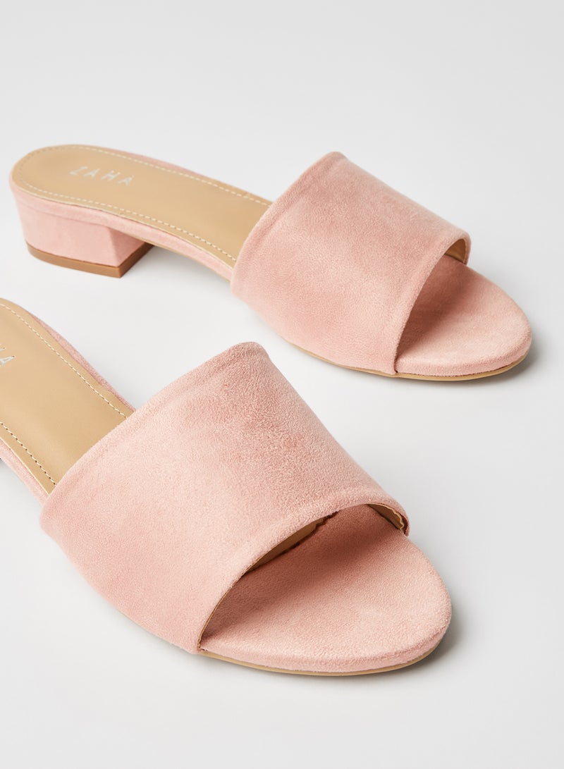 ZAHA Dyed Slip On Dress Sandals Pink  - Image 3