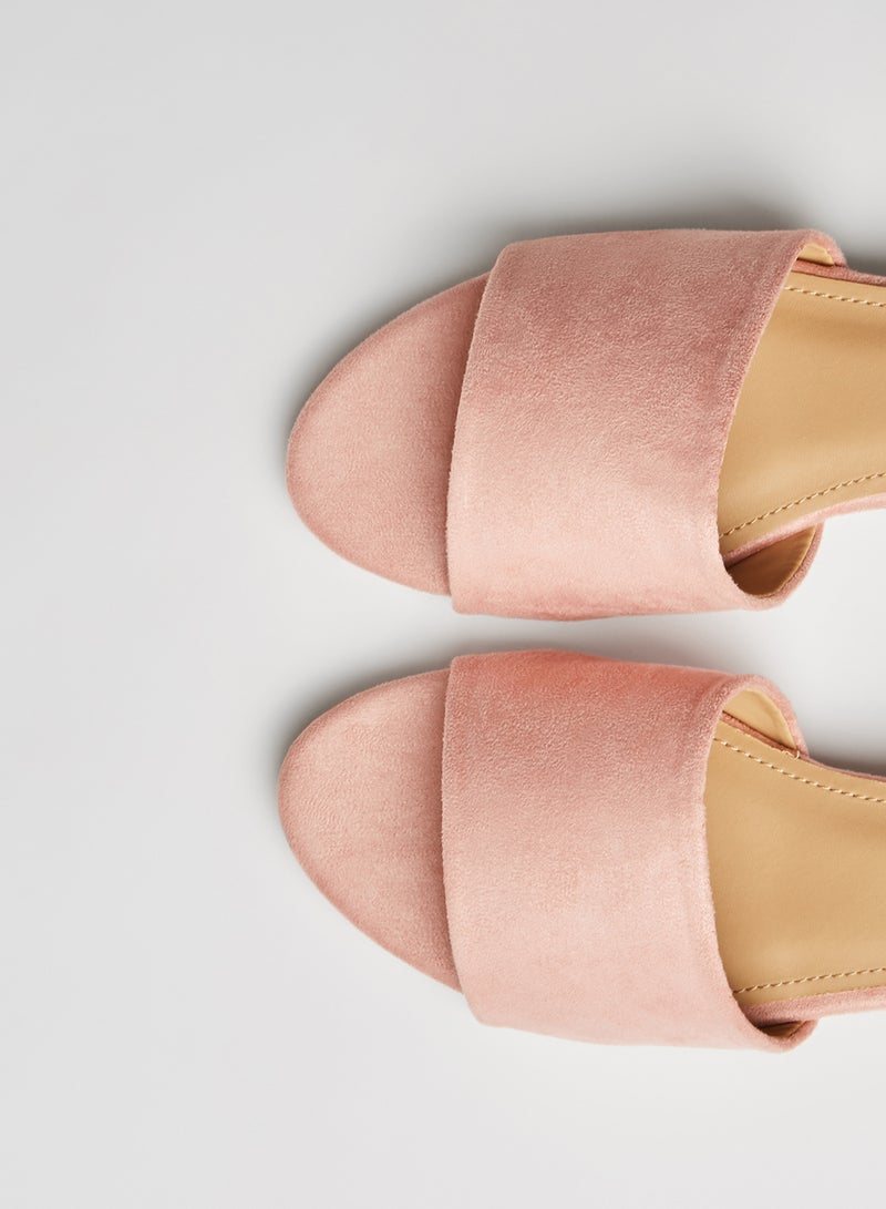 ZAHA Dyed Slip On Dress Sandals Pink  - Image 4