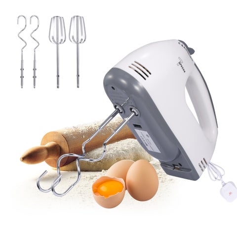Electric  7-Speed Hand Mixer Egg Beater HL54-LU White