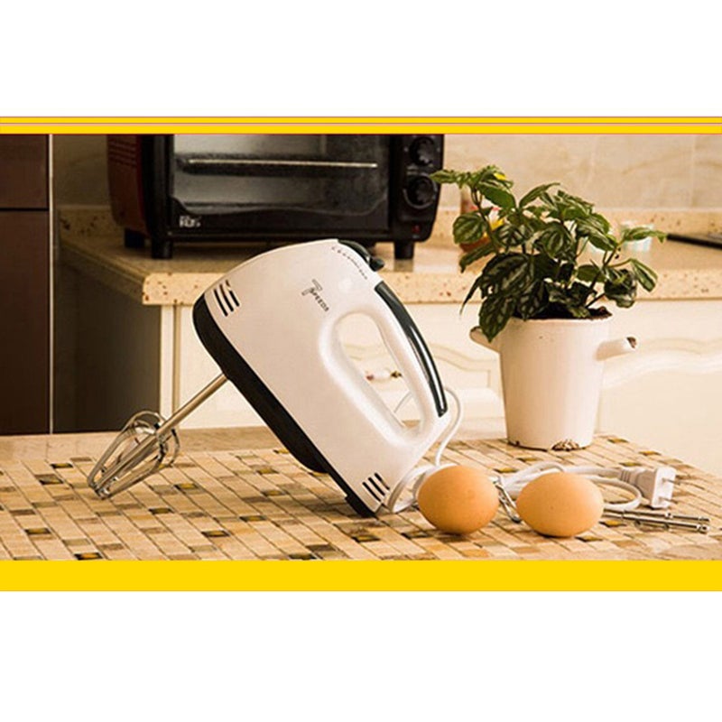 Electric  7-Speed Hand Mixer Egg Beater HL54-LU White