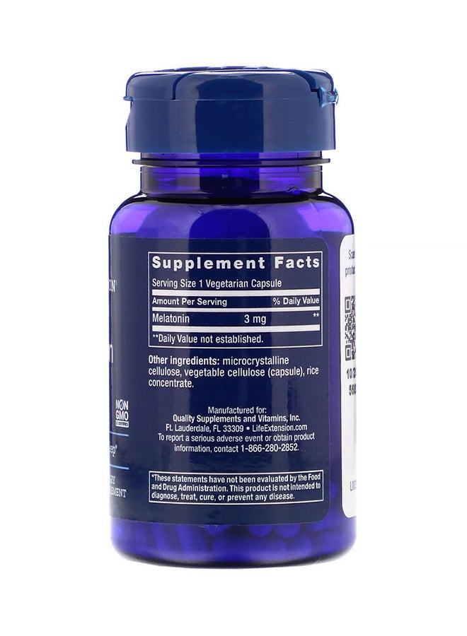 لايف إكستنشن مكمل غذائي بهرمون الميلاتونين وحجم 3 مجم - Image 2