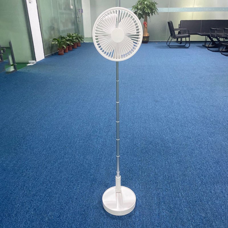 Generic Telescopic USB Floor/Desk Fan With Rechargeable Battery HL175-LU Pink  - Image 3