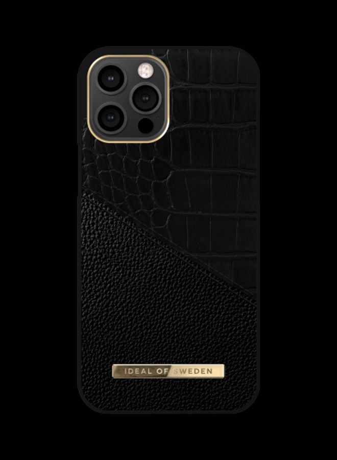 iDeal of Sweden - Atelier Case Apple Iphone 12 / 12 Pro Nightfall Croco - Image 1