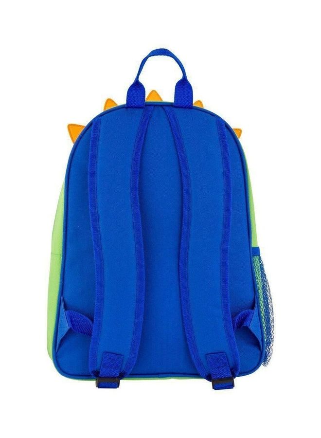 Stephen Joseph Dino Sidekick Printed  Polyester School Backpack Green/Yellow/Blue - Image 3