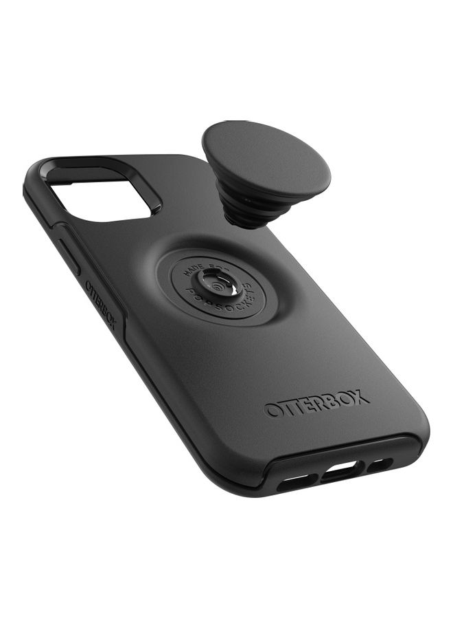 Otterbox Protective Case Cover With Pop Socket Phone Holder For Apple iPhone 12 / 12 Pro Black - Image 3