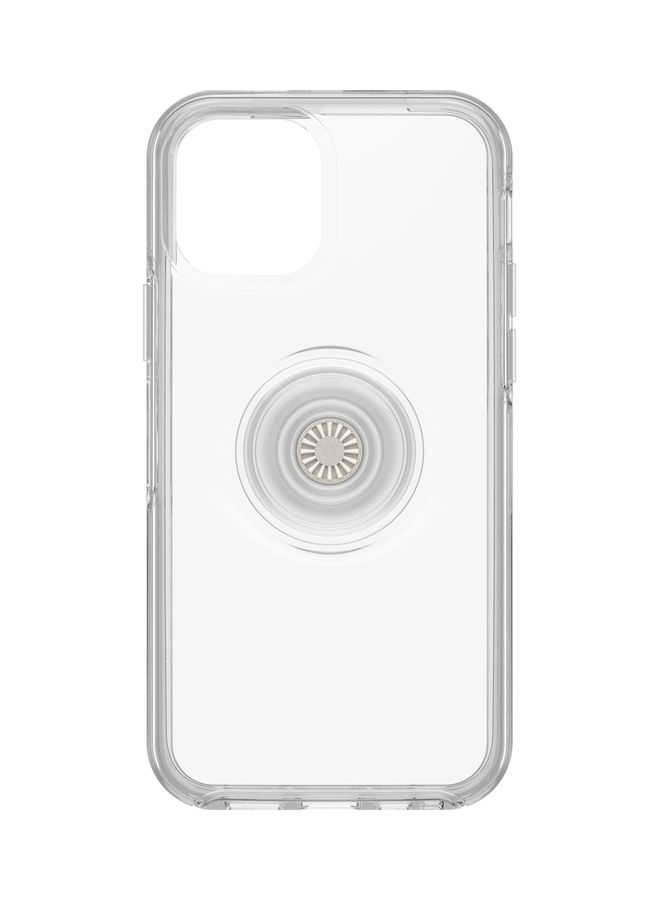 Otterbox Symmetry Drop Protection Case Cover For Apple Iphone 12 / 12 Pro With Popsocket Phone Holder Clear - Image 1