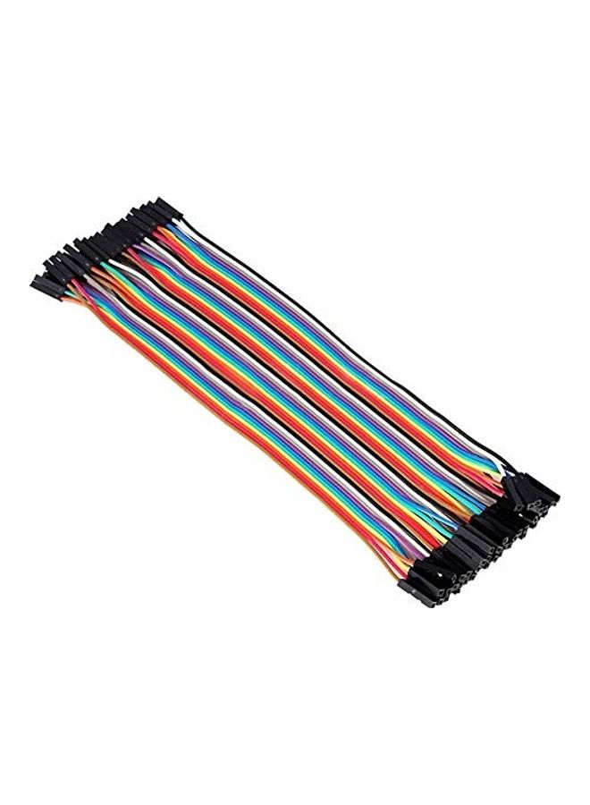 Landzo LANDZO 120pcs 20CM Multicolored 40pin Male to Female, 40pin Male to Male, 40pin Female to Female Breadboard Jumper Wires Ribbon Cables Kit for Raspberry pi and Arduino Multicolour - Image 4