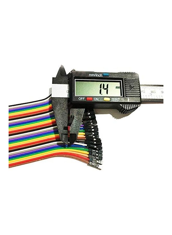 Landzo LANDZO 120pcs 20CM Multicolored 40pin Male to Female, 40pin Male to Male, 40pin Female to Female Breadboard Jumper Wires Ribbon Cables Kit for Raspberry pi and Arduino Multicolour - Image 5