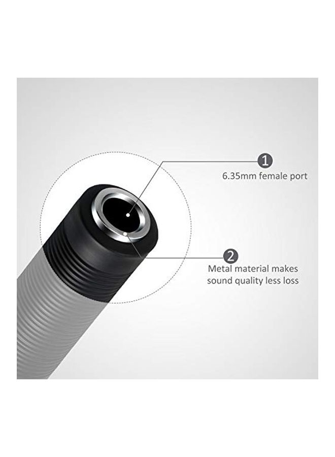 Frienda 1/4 Inch TRS/TS Coupler Female to Female Audio Connector 6.35 mm TRS Stereo and Mono Jack Adapter Joiner, Extension Connector for Amplifier Speaker Guitar Sound (3 Pieces) Black  - Image 3