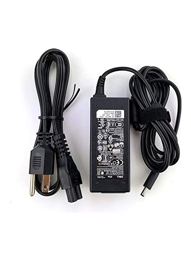 DELL - New Laptop Charger 45W watt AC Power Adapter with Power Cord for Dell Inspiron 13 14 15,5567 5558 3558 5559,5000 Series,XPS 13 9360,LA45NM140,0KXTTW Black - Image 1