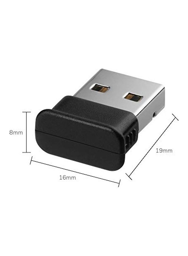 Gmyle - Bluetooth 4.0 Broadcom Chip Dongle Adapter, Ultra-Mini USB Transmitter Receiver with LED, Support Windows 10, 8, 7, Plug and Play Blue - Image 1