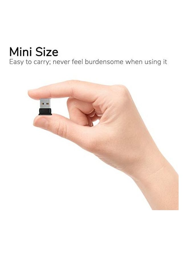 Gmyle - Bluetooth 4.0 Broadcom Chip Dongle Adapter, Ultra-Mini USB Transmitter Receiver with LED, Support Windows 10, 8, 7, Plug and Play Blue - Image 1