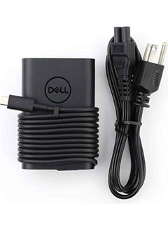 DELL Laptop Charger With Power Cord For XPS 12/9250/XPS 13/9350/9360/9365 Black  - Image 1