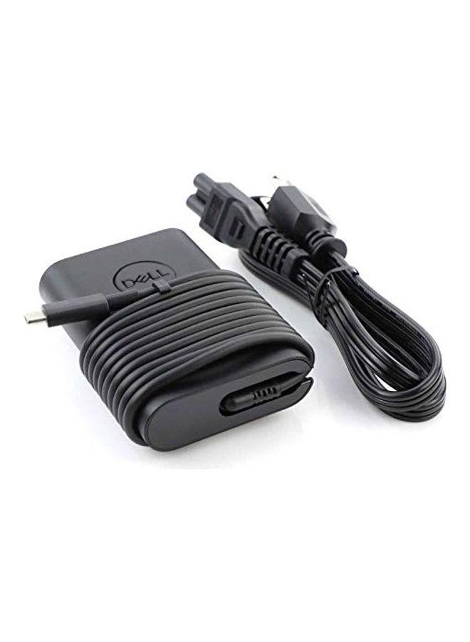 DELL Laptop Charger With Power Cord For XPS 12/9250/XPS 13/9350/9360/9365 Black  - Image 5