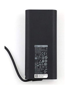 ديل محول تيار متردد بتصميم جديد وبقدرة 130 وات وبوصلة USB Type C لجهاز ديل XPS‏ 15 9575 بتصميم 2-في-1، بريسيشن 5530 بتصميم 2-في-1، شاشة اللمس 9575 بجودة 4K أسود  - Image 4