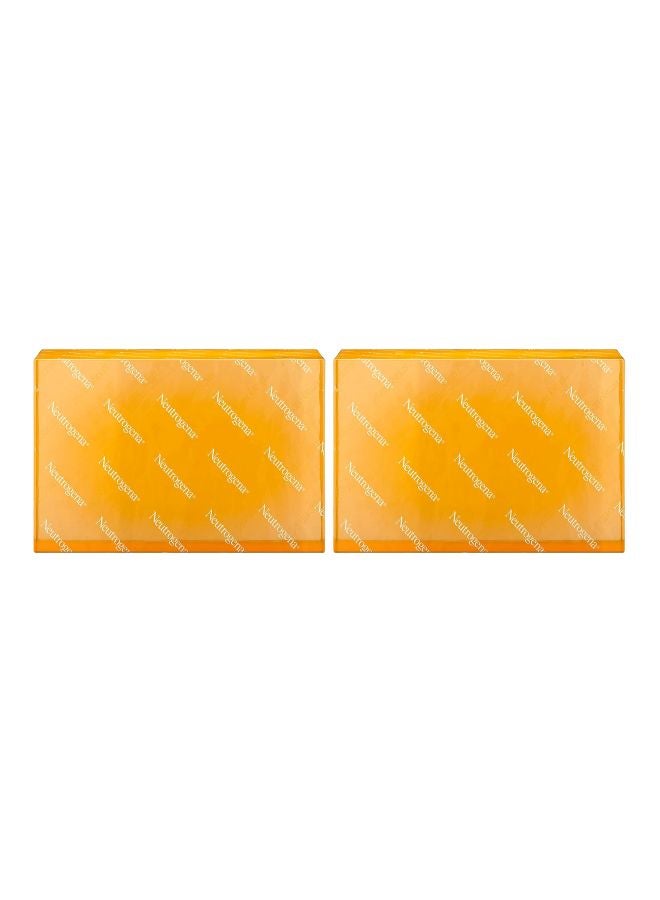 Neutrogena Pack Of 2 Original Formula Face Cleansing Bar Orange 200grams - Image 1