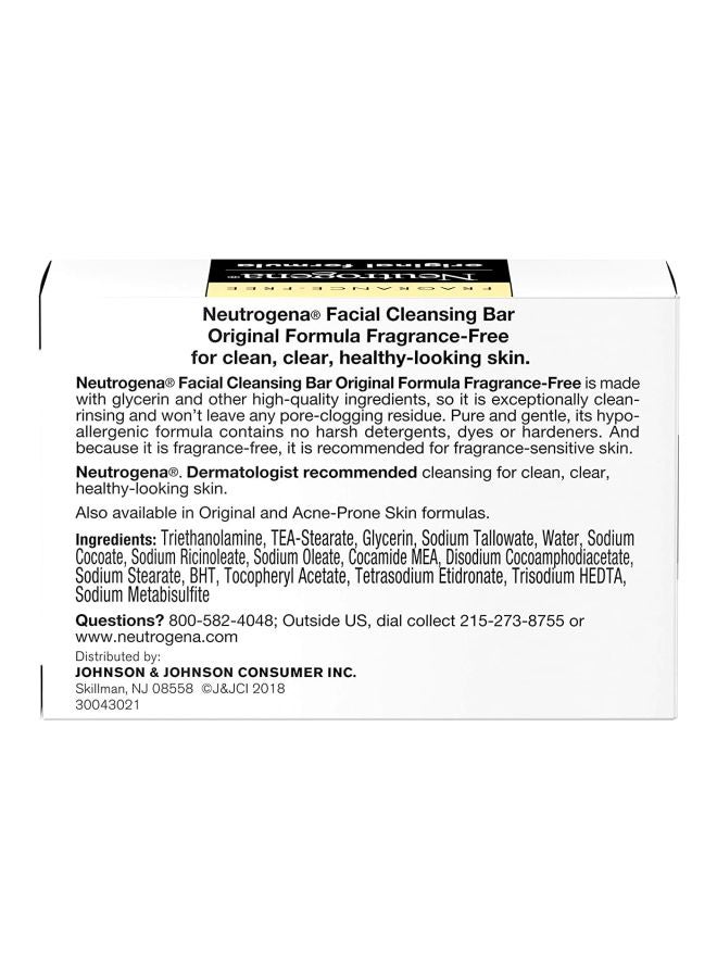 Neutrogena Pack Of 2 Original Formula Face Cleansing Bar Orange 200grams - Image 5