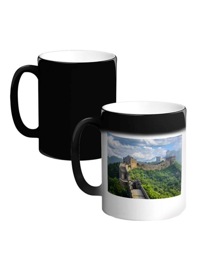 Printed Ceramic Magic Coffee Mug Multicolour