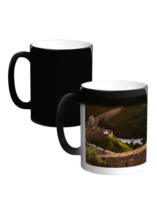 China Wall Printed Magic Coffee Mug Green/Brown/Black