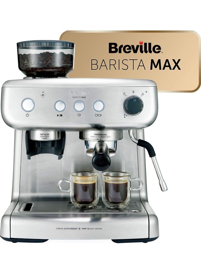 Breville - Barista Max Espresso Coffee Maker 2.8 L 1300.0 W VCF126 stainless steel - Image 1