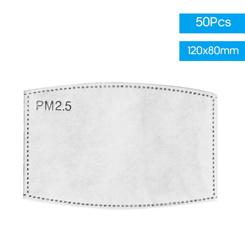 50 Piece Mouth Cover Filters - Image 1