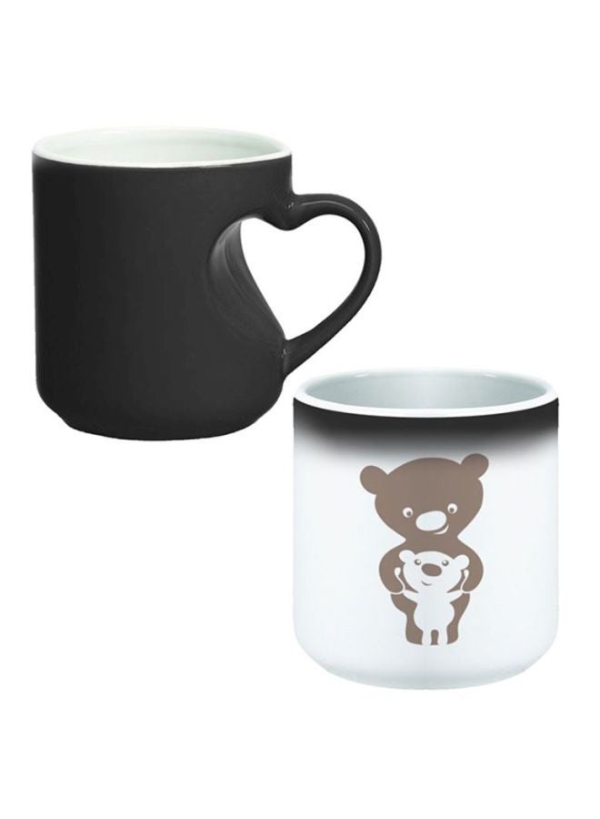 Bear Printed Magic Coffee Mug White/Brown/Black