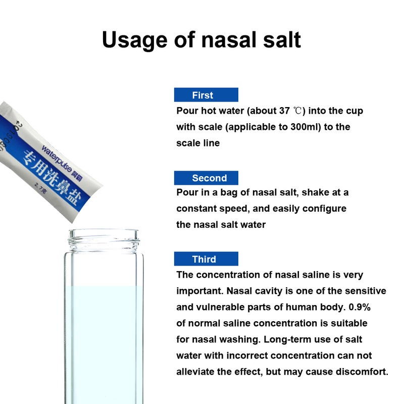 Generic - 30/60 Pack Nasal Wash Salt - Image 1