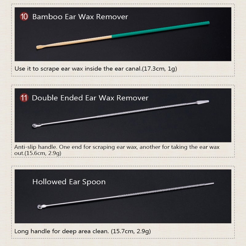 8 Piece Ear Wax Remover Pick Set - Image 3